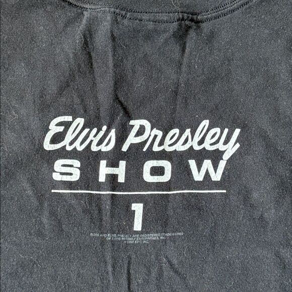 VINTAGE 1996 ELVIS PRESLEY SHOW 1 CONCERT BAND TEE SINGLE STITCH MENS XL - Picture 7 of 7